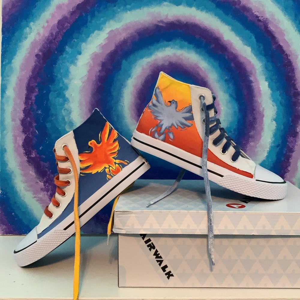 Custom high top sneakers